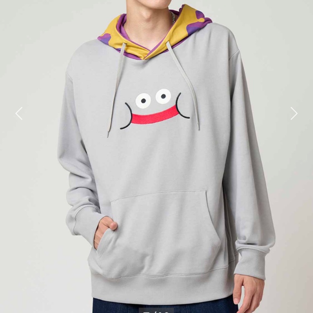 Graniph x Dragon Quest Metal Slime Hoodie - Excellent condition